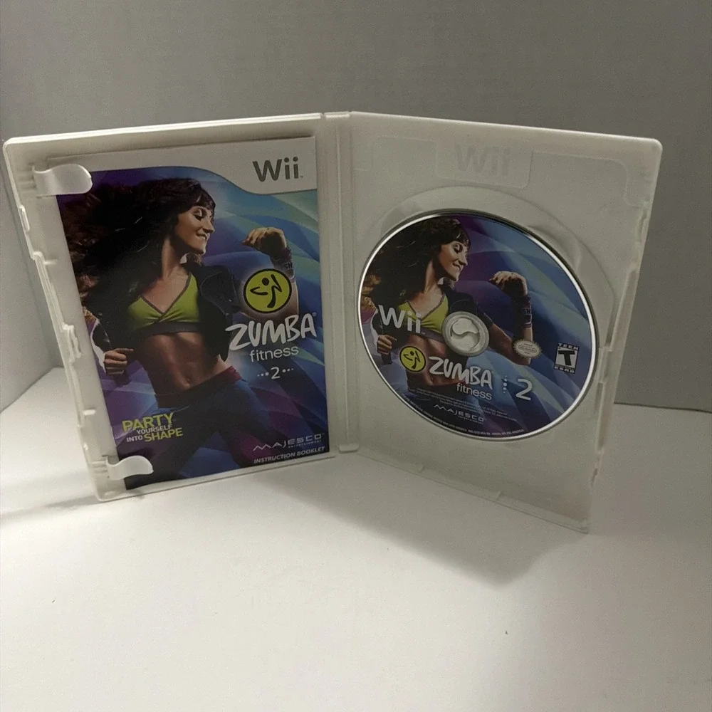 Zumba Fitness 2 Nintendo Wii Game Complete CIB Majesc